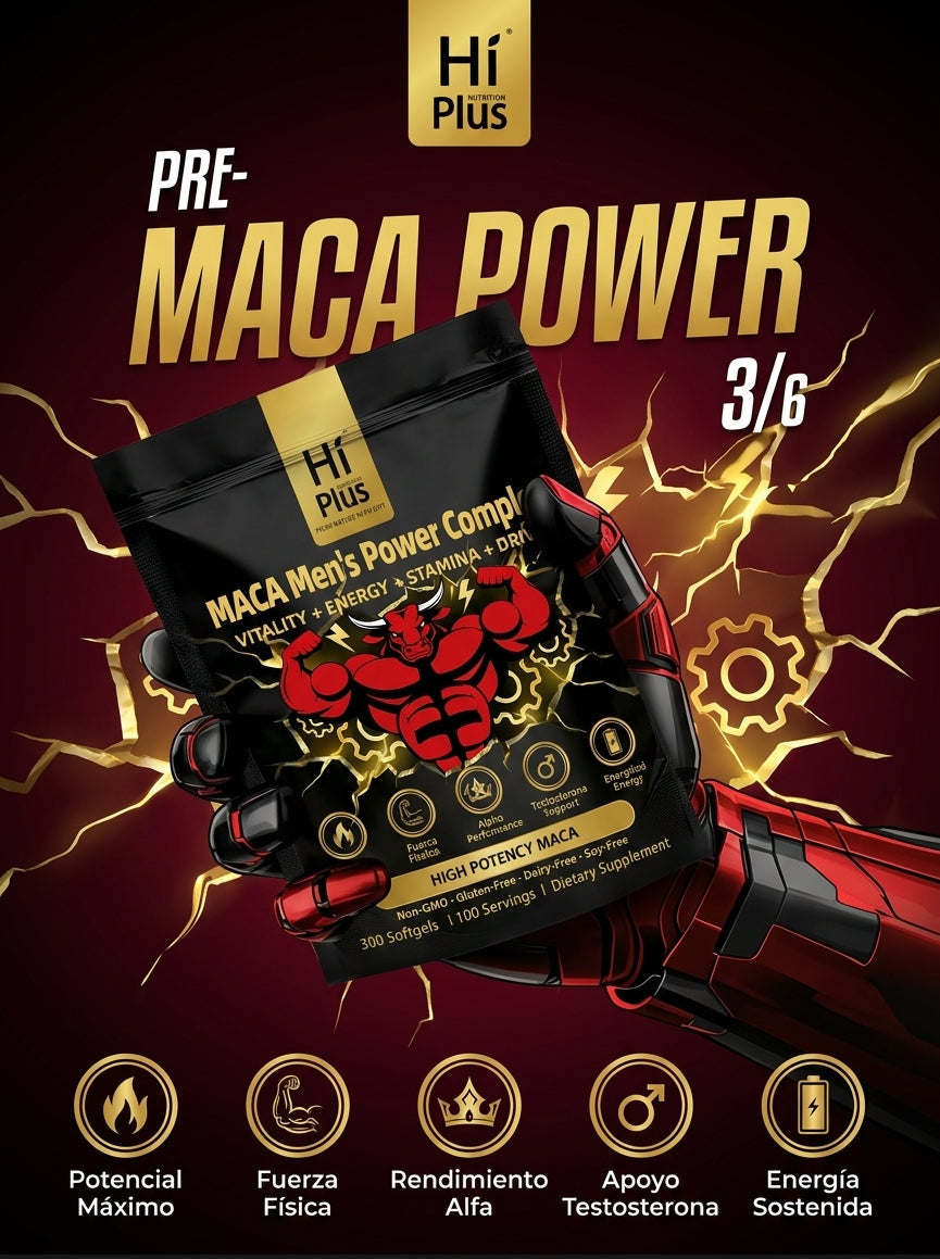 Maca Vigor Hombre: Energía y Rendimiento