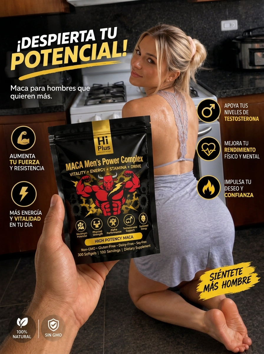 Maca Vigor Hombre: Energía y Rendimiento