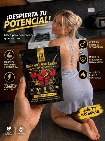 Maca Vigor Hombre: Energía y Rendimiento