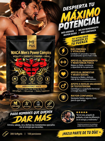 Maca Vigor Hombre: Energía y Rendimiento
