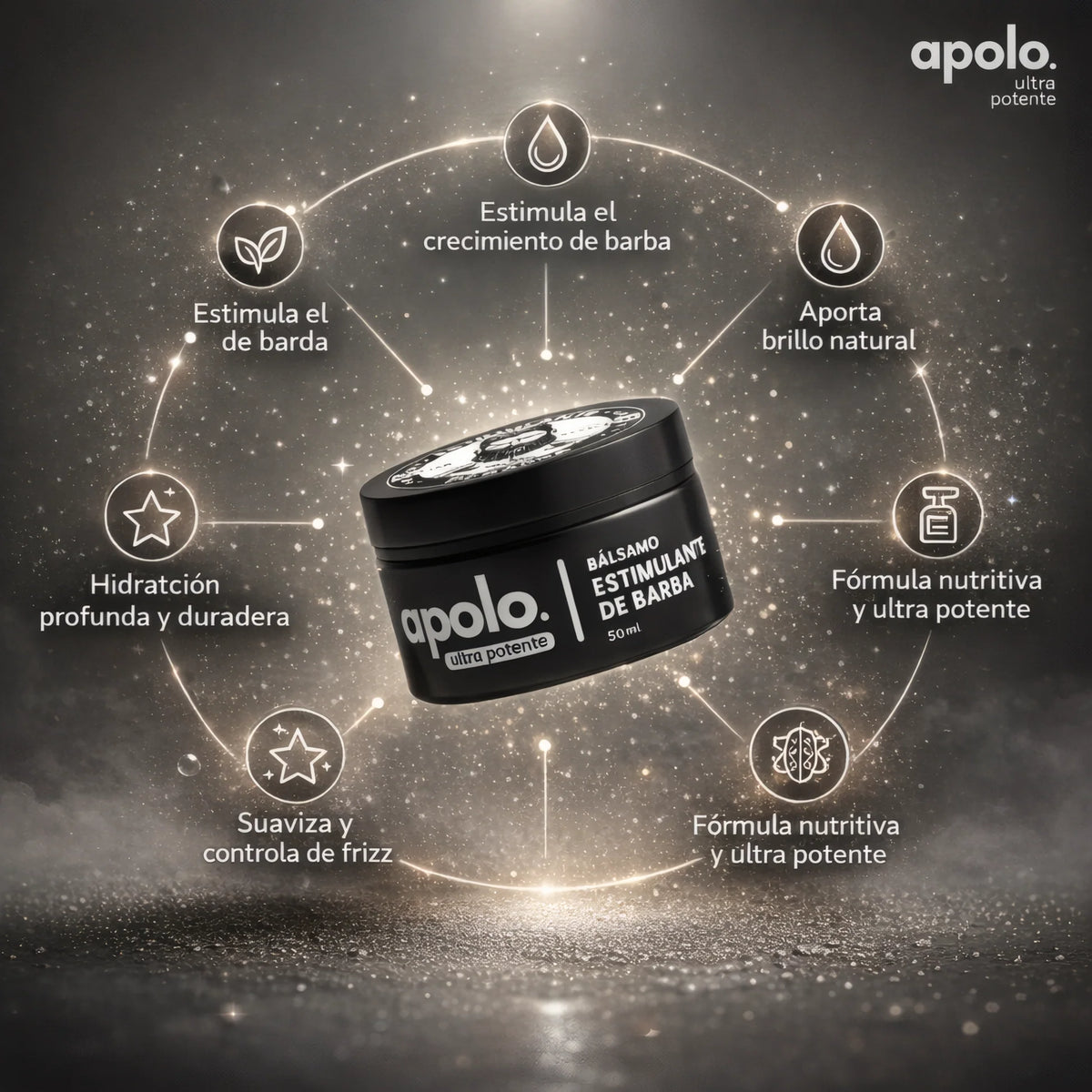 APOLO ESTIMULANTE BARBA 80 ML